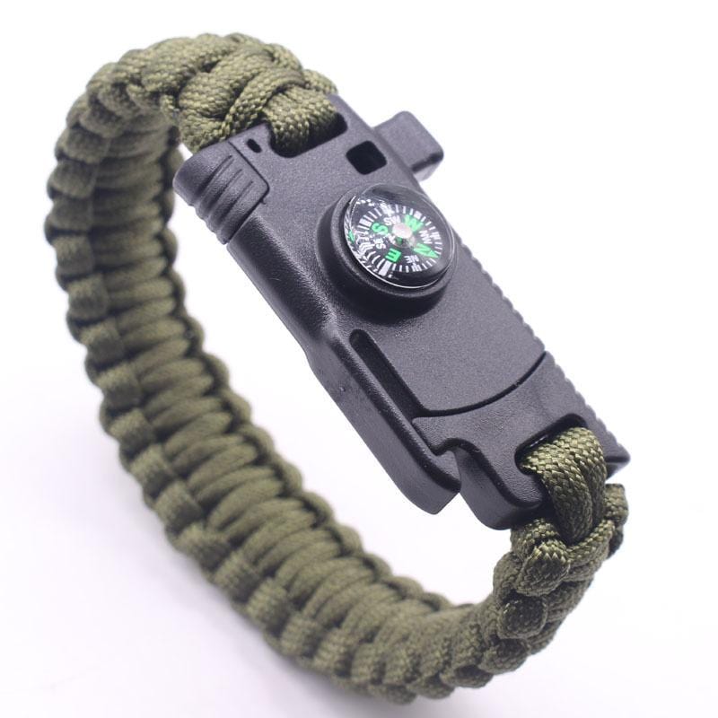 Bracelet de Survie 5 en 1 en Paracorde - Mon Bracelet Homme
