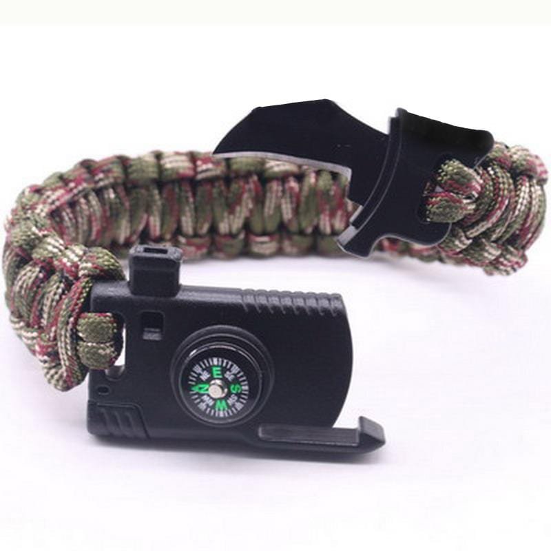 Bracelet de Survie 5 en 1 en Paracorde - Mon Bracelet Homme