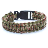Bracelet de Survie Clipsable Paracorde Camouflage