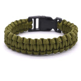 Bracelet de Survie Clipsable Paracorde Verte - Mon Bracelet Homme