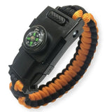 Bracelet de Survie en Paracorde Avec Boucle en Plastique et Lumière LED Fletcher - Mon Bracelet Homme