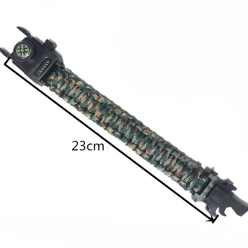 Bracelet de Survie en Paracorde Avec Boucle en Plastique et Lumière LED Joziah - Mon Bracelet Homme