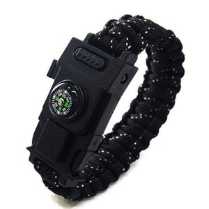 Bracelet de Survie en Paracorde Avec Boucle en Plastique et Lumière LED Zion - Mon Bracelet Homme