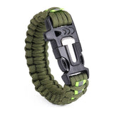 Bracelet de Survie en Paracorde Avec Grattoir et Sifflet Gage