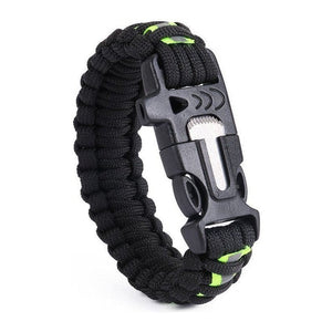 Bracelet de Survie en Paracorde Avec Grattoir et Sifflet Mac - Mon Bracelet Homme