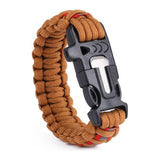 Bracelet de Survie en Paracorde Avec Grattoir et Sifflet Messiah