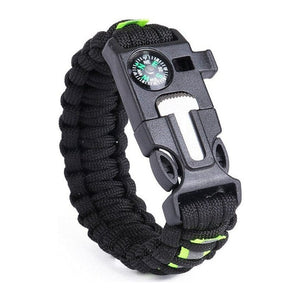 Bracelet de Survie en Paracorde Avec Grattoir et Sifflet Walker - Mon Bracelet Homme