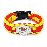 Bracelet de Survie en Paracorde Avec Logo Équipe de Foot US Aries