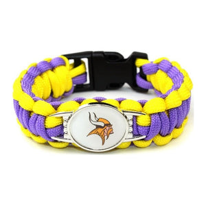 Bracelet de Survie en Paracorde Avec Logo Équipe de Foot US George - Mon Bracelet Homme