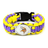 Bracelet de Survie en Paracorde Avec Logo Équipe de Foot US George