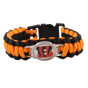 Bracelet de Survie en Paracorde Avec Logo Équipe de Foot US Graham - Mon Bracelet Homme