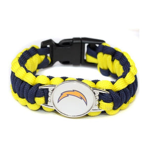 Bracelet de Survie en Paracorde Avec Logo Équipe de Foot US Jorge - Mon Bracelet Homme