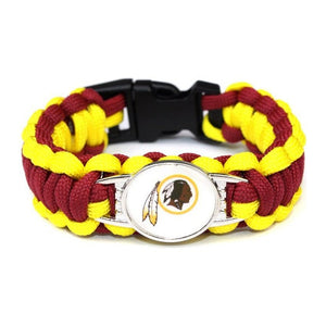 Bracelet de Survie en Paracorde Avec Logo Équipe de Foot US Malachi - Mon Bracelet Homme