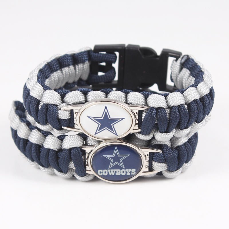 Bracelet de Survie en Paracorde Avec Logo Équipe de Foot US Malcolm - Mon Bracelet Homme