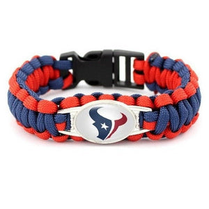 Bracelet de Survie en Paracorde Avec Logo Équipe de Foot US Maxton - Mon Bracelet Homme