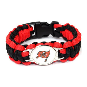 Bracelet de Survie en Paracorde Avec Logo Équipe de Foot US Rey - Mon Bracelet Homme