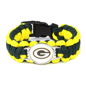 Bracelet de Survie en Paracorde Avec Logo Équipe de Foot US Rowan - Mon Bracelet Homme