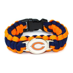 Bracelet de Survie en Paracorde Avec Logo Équipe de Foot US Ryker - Mon Bracelet Homme