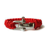 Bracelet de Survie en Paracorde Avec Manille en Acier Inoxydable Arthur - Mon Bracelet Homme