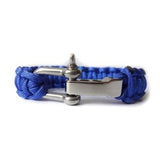 Bracelet de Survie en Paracorde Avec Manille en Acier Inoxydable Brixton - Mon Bracelet Homme