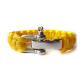 Bracelet de Survie en Paracorde Avec Manille en Acier Inoxydable Osiris - Mon Bracelet Homme