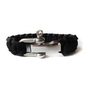 Bracelet de Survie en Paracorde Avec Manille en Acier Inoxydable Sincere - Mon Bracelet Homme