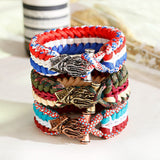 Bracelet de Survie en Paracorde Avec Tête de Pirate Cohen - Mon Bracelet Homme