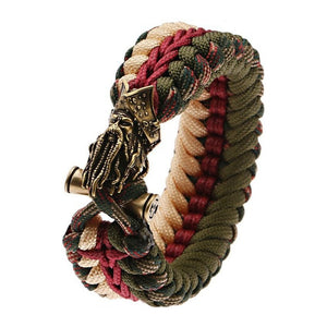 Bracelet de Survie en Paracorde Avec Tête de Pirate Lian - Mon Bracelet Homme