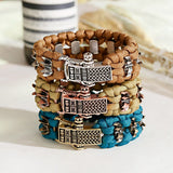Bracelet de Survie en Paracorde Est en Acier Inoxydable Layne - Mon Bracelet Homme