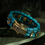 Bracelet de Survie en Paracorde Est en Acier Inoxydable Layne - Mon Bracelet Homme