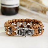 Bracelet de Survie en Paracorde et en Acier Inoxydable Archie - Mon Bracelet Homme