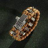 Bracelet de Survie en Paracorde et en Acier Inoxydable Archie - Mon Bracelet Homme