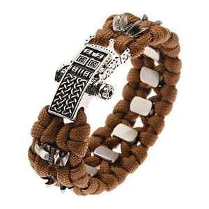 Bracelet de Survie en Paracorde et en Acier Inoxydable Joel - Mon Bracelet Homme