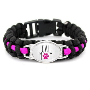 Bracelet de Survie en Paracorde Original Cat Mom Kannon - Mon Bracelet Homme