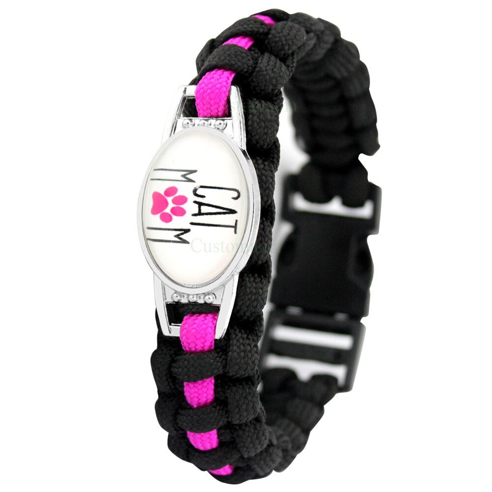 Bracelet de Survie en Paracorde Original Cat Mom Kannon - Mon Bracelet Homme