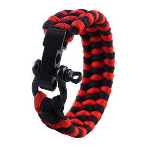 Bracelet de Survie en Paracorde Pouvant Supporter Jusqu'à 300 Kilos Adler - Mon Bracelet Homme