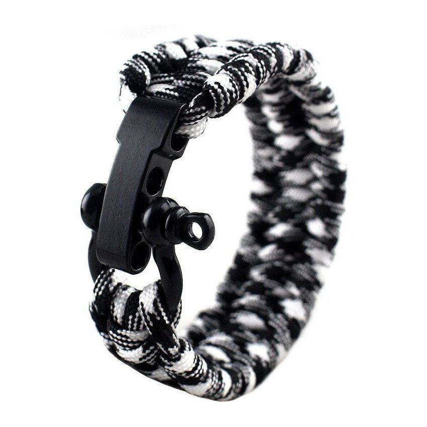 Bracelet de Survie en Paracorde Pouvant Supporter Jusqu'à 300 Kilos Manuel - Mon Bracelet Homme