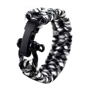 Bracelet de Survie en Paracorde Pouvant Supporter Jusqu'à 300 Kilos Manuel - Mon Bracelet Homme