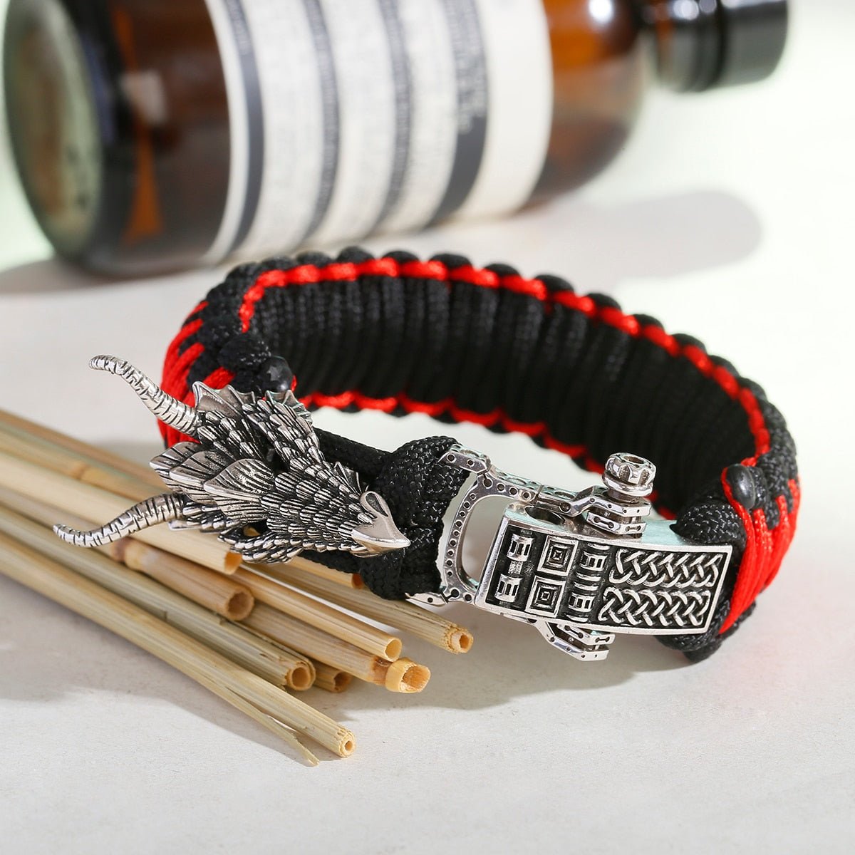 Bracelet de Survie en Paracorde Tressée Guerrier IndienMack - Mon Bracelet Homme