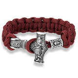 Bracelet de Survie Marteau de Thor Argent en Paracorde - Mon Bracelet Homme