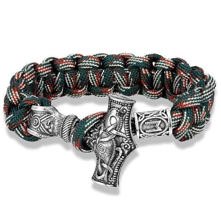 Bracelet de Survie Marteau de Thor Paracorde Camouflage - Mon Bracelet Homme
