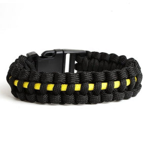 Bracelet de Survie Noir en Paracorde Tressée Callahan - Mon Bracelet Homme