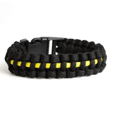 Bracelet de Survie Noir en Paracorde Tressée Callahan - Mon Bracelet Homme