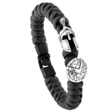 Bracelet de Survie Paracorde Sobre : Gladiateur Argent