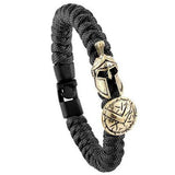 Bracelet de Survie Paracorde Sobre : Gladiateur Or