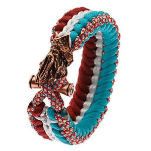 Bracelet de Survie Pirate : Paracorde aux Couleurs Originales - Mon Bracelet Homme