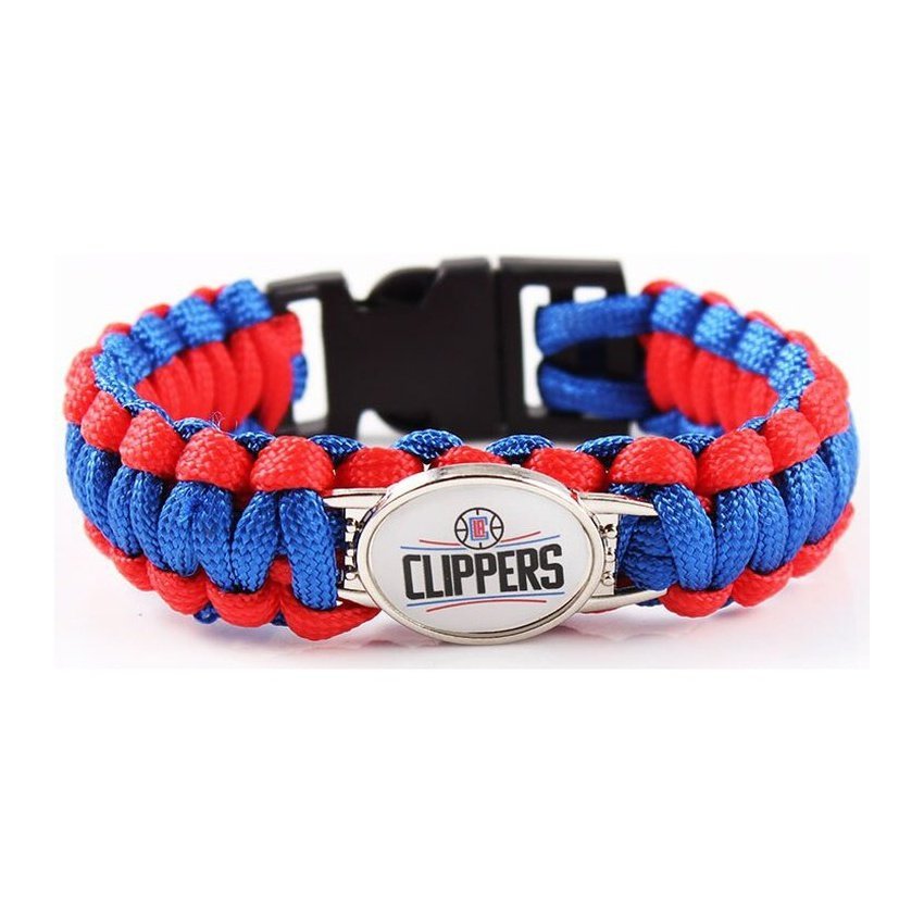 Bracelet de Survie Tressé Logo Équipe Basketball Angel - Mon Bracelet Homme