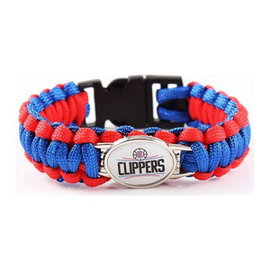 Bracelet de Survie Tressé Logo Équipe Basketball Angel - Mon Bracelet Homme