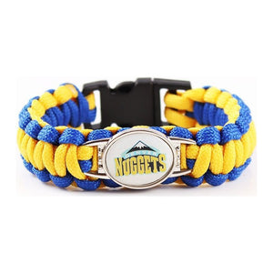 Bracelet de Survie Tressé Logo Équipe Basketball Blaise - Mon Bracelet Homme
