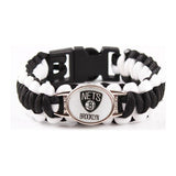 Bracelet de Survie Tressé Logo Équipe Basketball Jaxon